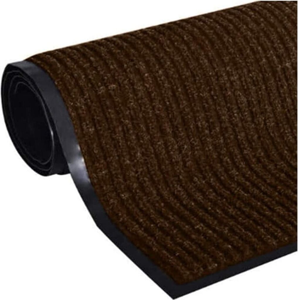 Fußmatte, Eingangsmatte, Schuhmatte, groß, braun, Outdoor, 80x120cm