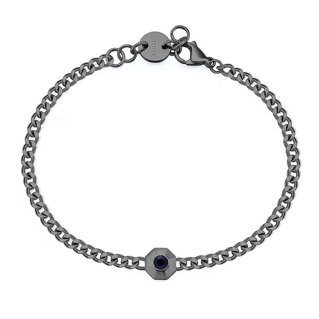 Bracelet Sagapò Silver Snap : bijou homme robuste qui ne s'oxyde jamais