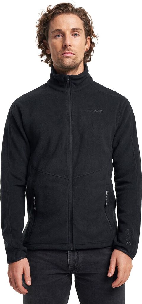 Tenson Weste schwarz Fleece