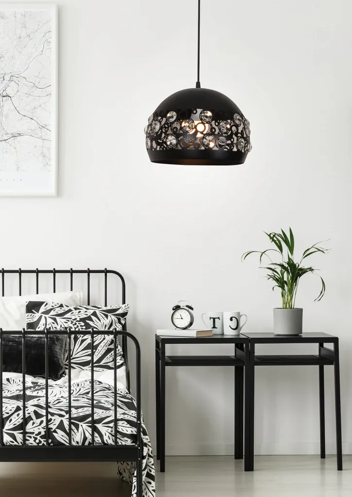 Lampe JOLINA 31-69696 Noire : Solution éclairage moderne et robuste
