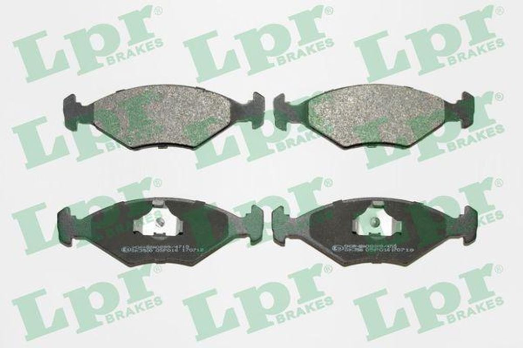 LPR 05P016 Bremsbelagsatz, Scheibenbremse OE 5882984 kompatibel mit Elba