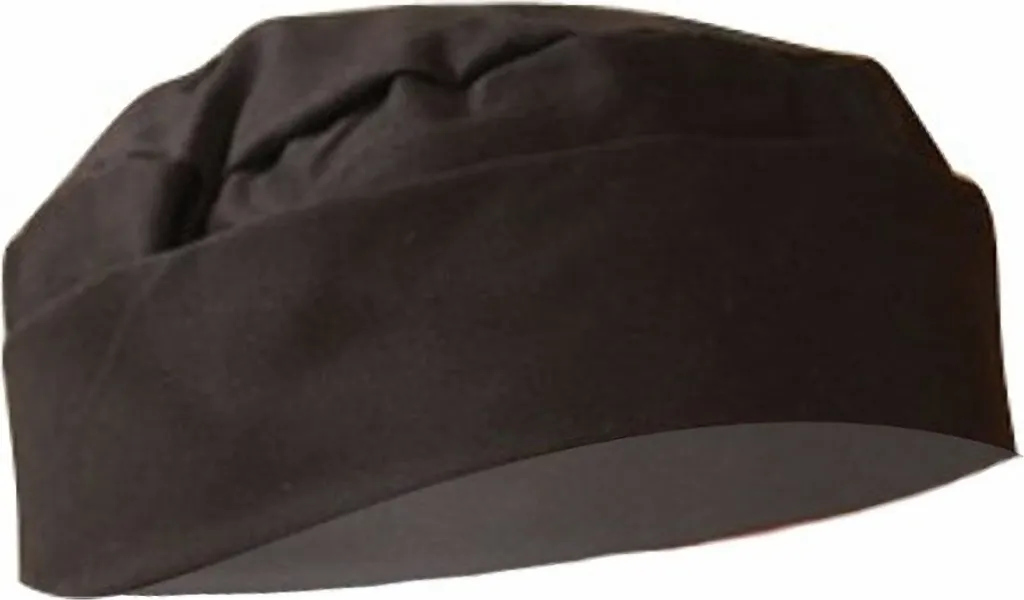 Dennys BC4302 Berretto Cuoco XL Nero 2 Pezzi - Qualità Professionale