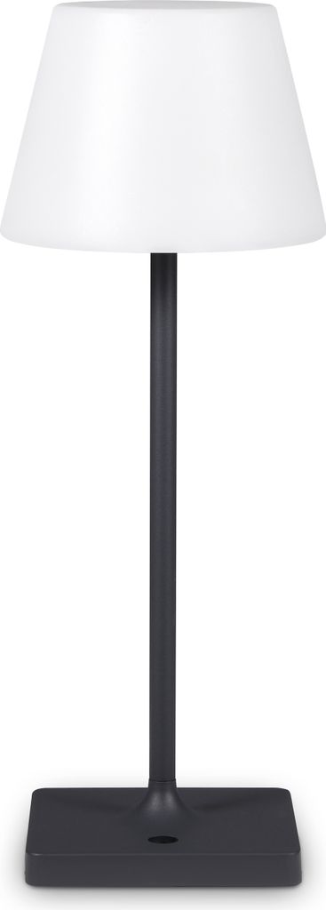 Stehlampe In- und Outdoor Tischlampe Akku Garten Terasse Aufladbar RGB
