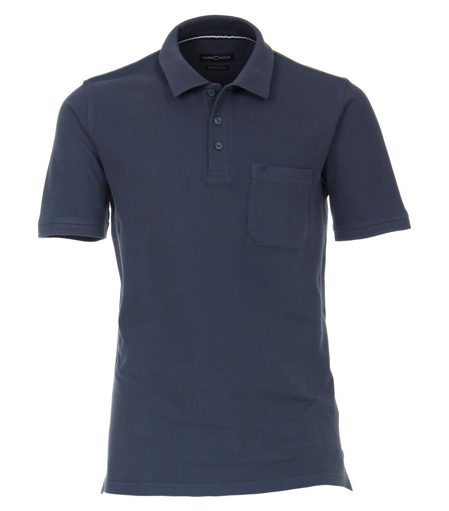 Casa Moda - Herren Polo-Shirt (004370), Größe: S, Farbe: Indigoblau (125)