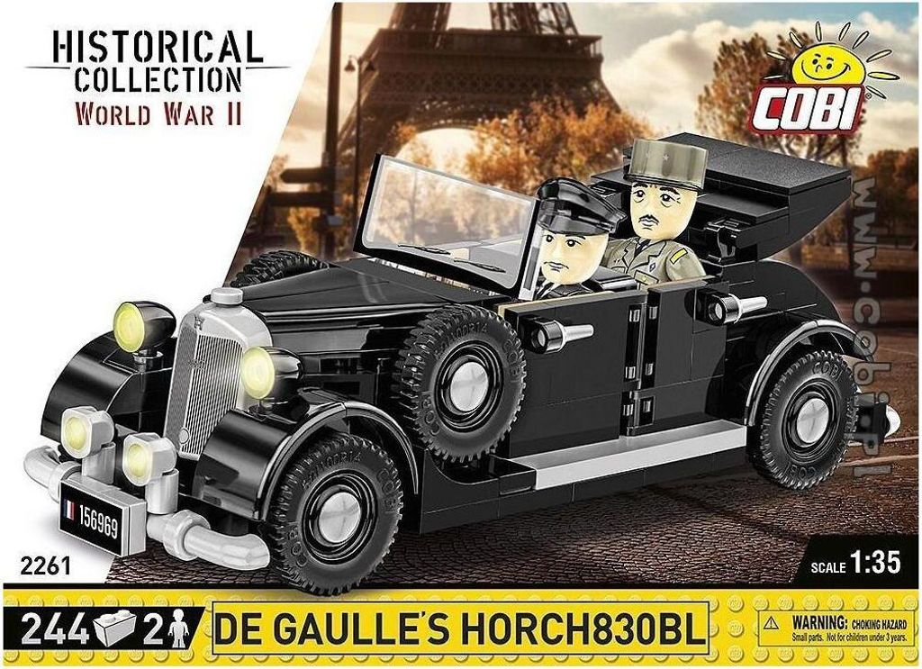 COBI De Gaulle's Horch830BL, Bausatz, 3 Jahr(e), Produktbild 