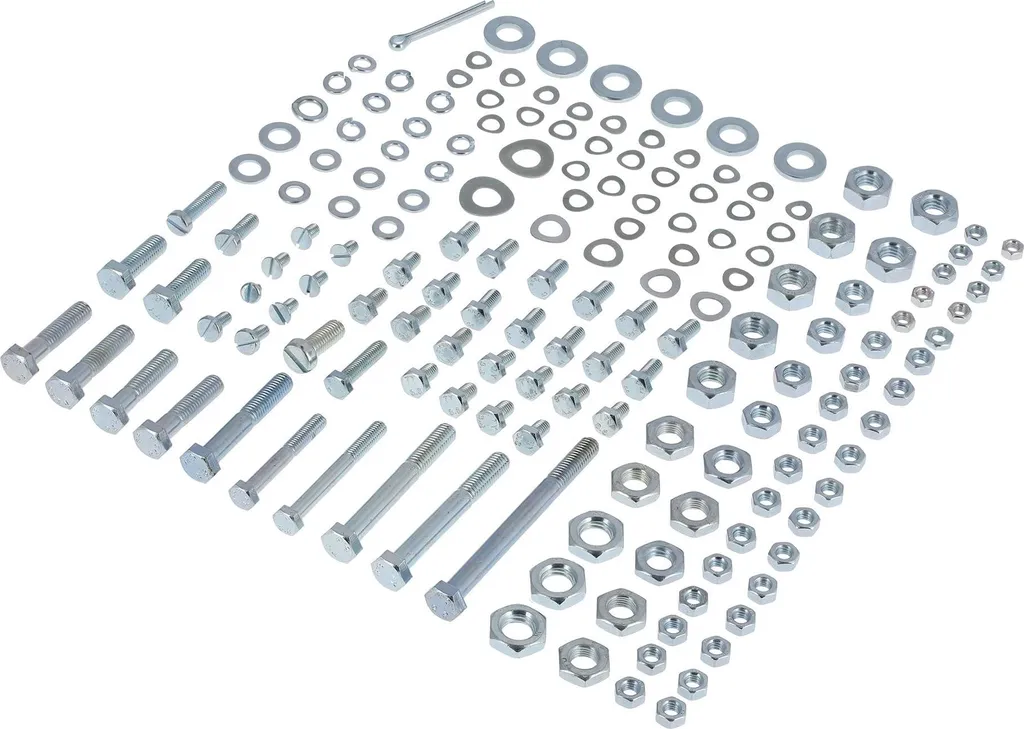 Set: viti e standard per telai, 166 parti - per Simson SR2