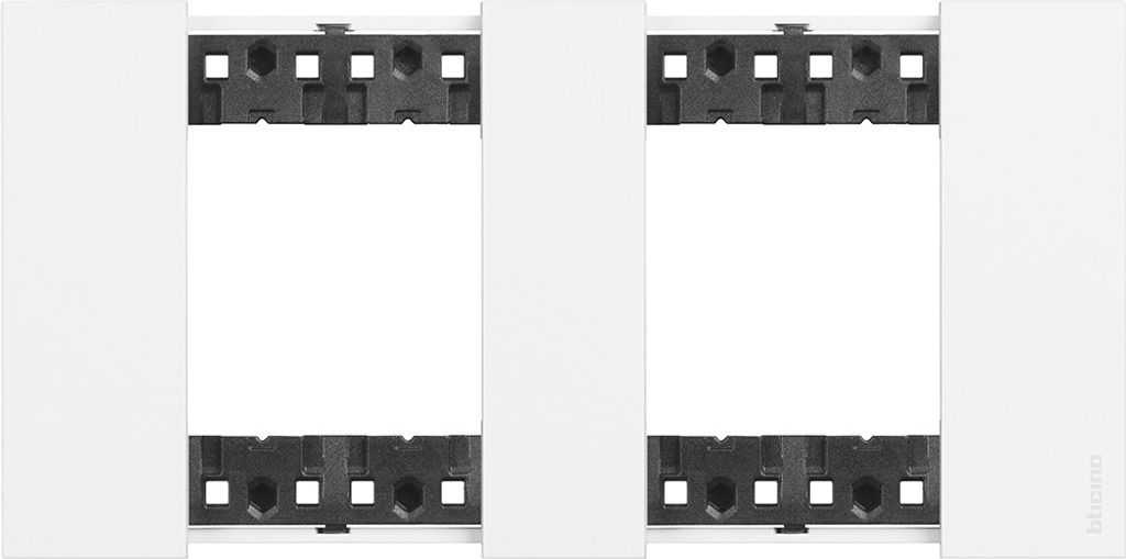 Blende 2 x 2 Modul BTicino Living Now KA4802M2K_ Wei