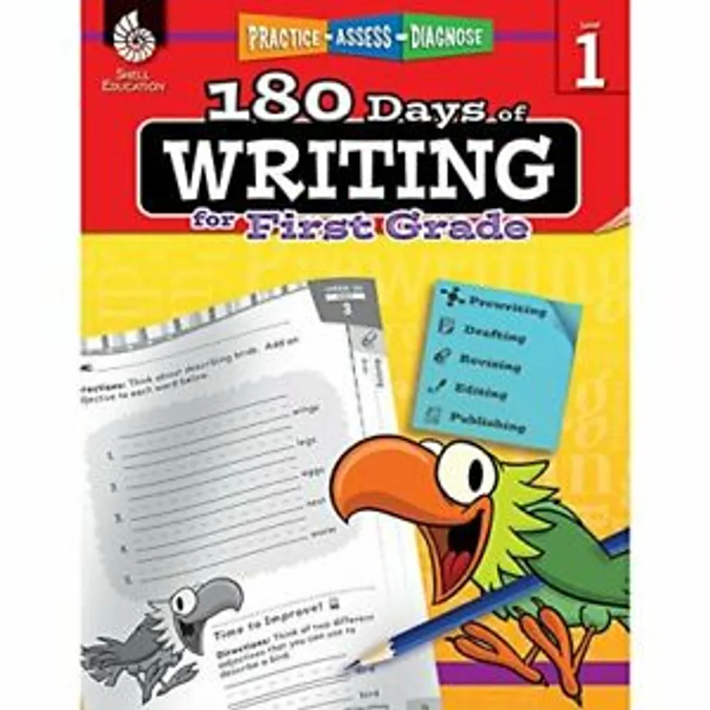 Cahier d'exercices d'écriture pour enfant 6-7 ans 180 Days of Writing