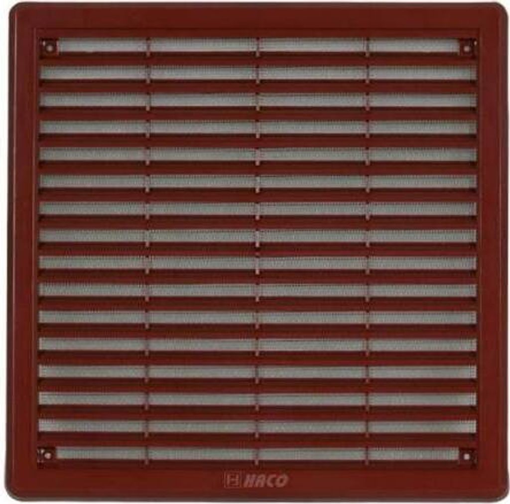 Lüftungsgitter - Gitterabdeckung VM, 250 x 250 mm KH, braun Produktbild 