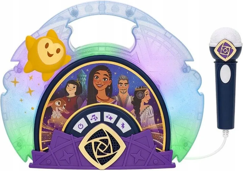 Enceinte Nomade Karaoké Disney Wish pour Chanter et Danser en Famille