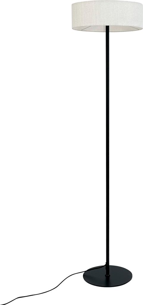 Stehlampe Stehleuchte Standleuchte standlampe Bodenlampe Leseleuchte Innenbeleuchtung Calix schwarz / weiß