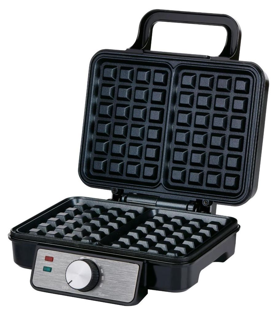 alpina Waffeleisen 1200W - Waffeleisen Doppelt für 2 Waffeln mit Einstellbarer Temperatur - Belgisches Waffeleisen mit Antihaftbeschichtung und Ko...