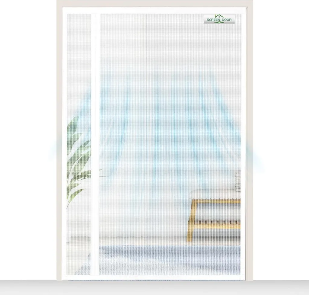 Moustiquaire aimantée 110x240 cm - Fermeture automatique - Maille blanche