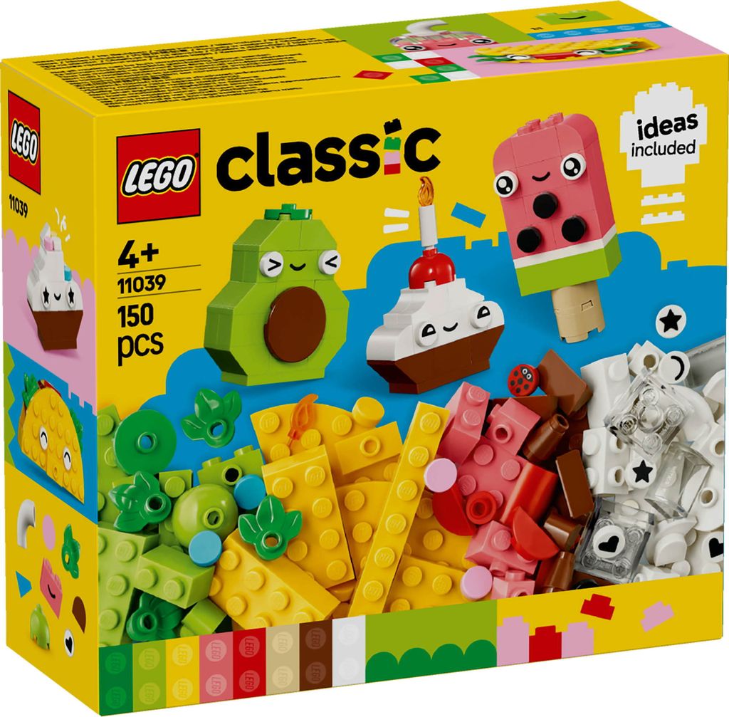 LEGO Classic Kreativer Snack Bauspaß, Spielzeug mit Essen Produktbild 