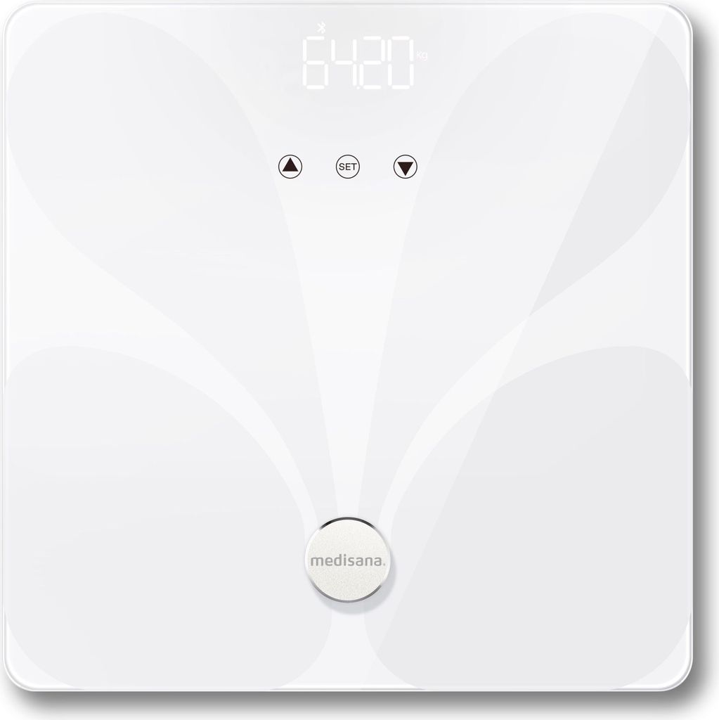 medisana BS 412 connect digitale Körperanalysewaage 180 kg mit Bluetooth App