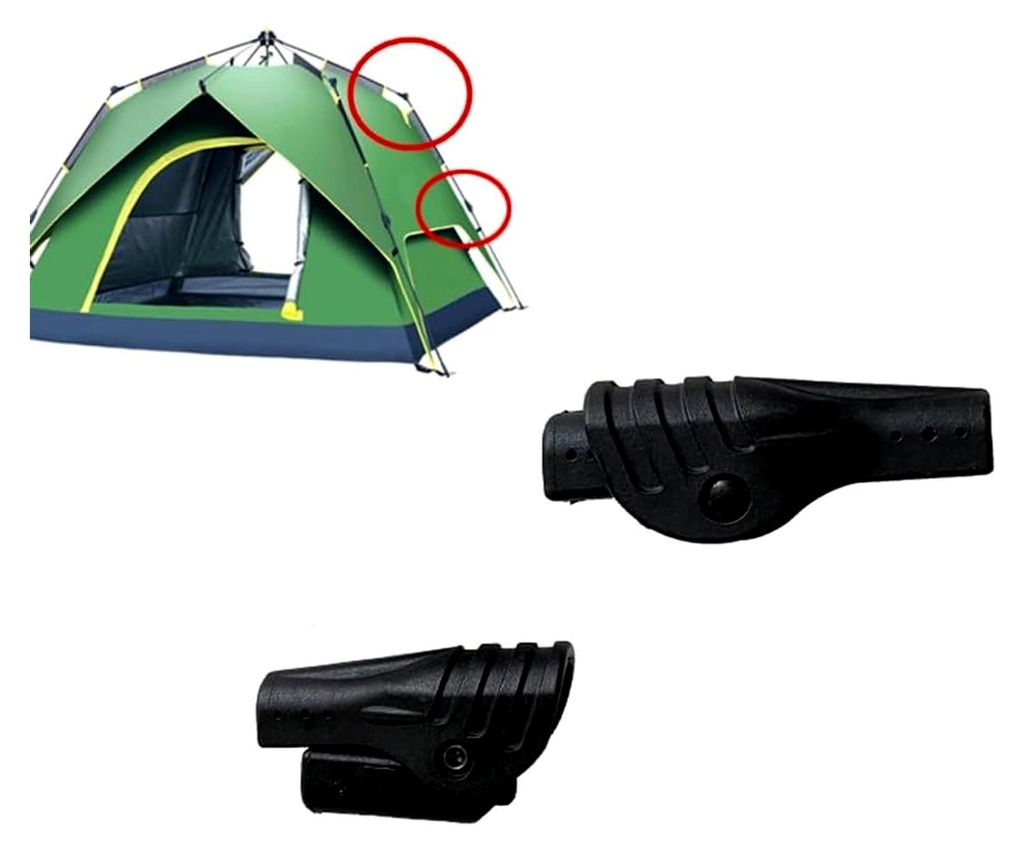 Faltbare Gelenke aus Kunststoff für Zeltstangen, geeignet für Durchmesser von 8,5 mm bis 12 mm, gerade Teile, Ersatz