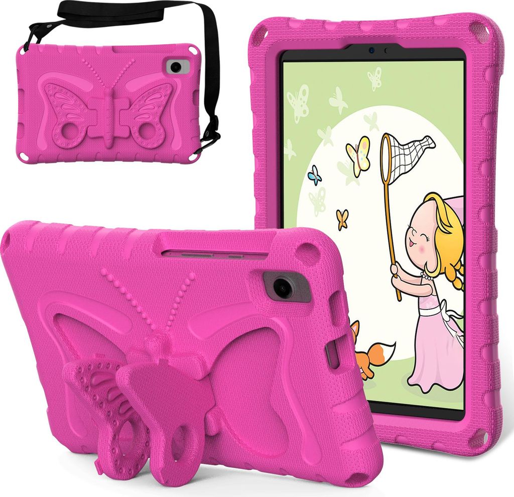 Kinder Hülle für Samsung Galaxy Tab A 8,0-Zoll 2019/Tab A7 Lite 8,7"/Tab A9 8,7" Leicht Stoßfeste EVA Kindgerechtes Schutzhülle mit Schultergur...