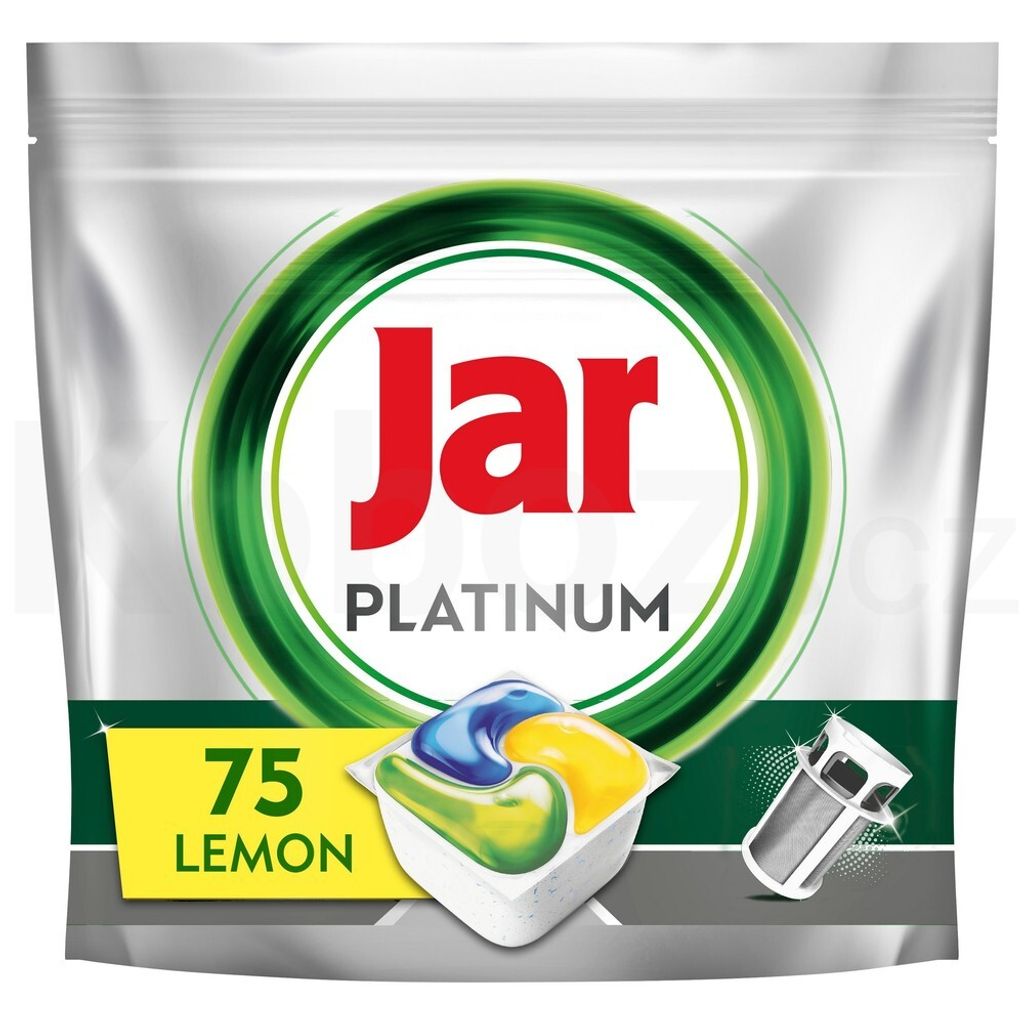 Jar Platinum All In One Lemon kapsle do myčky 75 ks Obrázek produktu 2