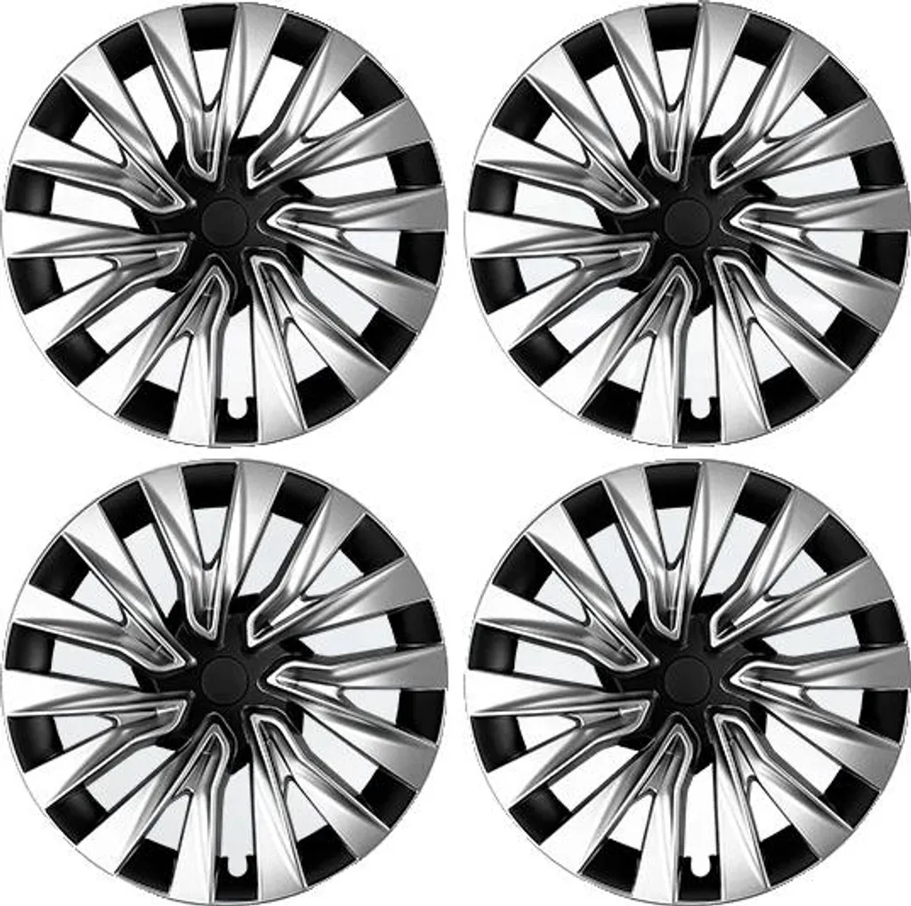 Enjoliveur turbine 18 pouces argent noir haute protection Tesla 2024