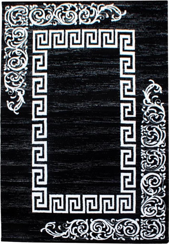 FLORINI gewebter Wohn- und Schlafzimmerteppich mit Barockmuster