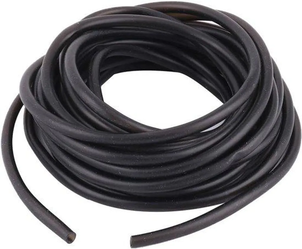 Tuyau aquarium noir flexible de 6,4 m - Haute résistance et anti-algues