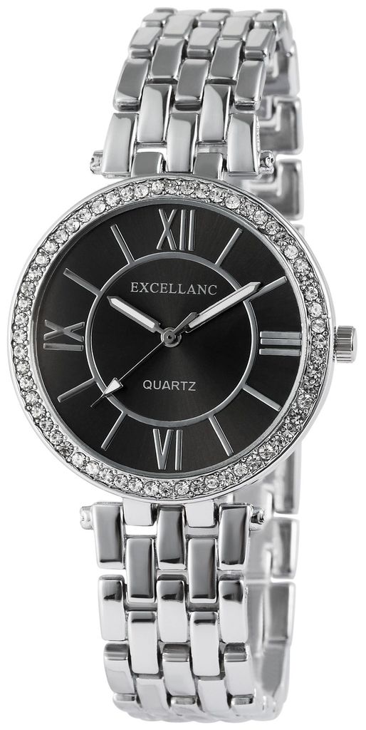 Excellanc Damenuhr mit Metallarmband