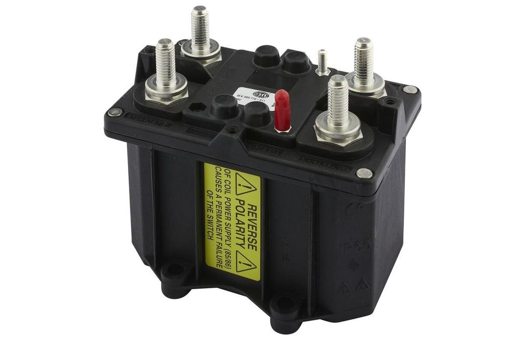 Hauptschalter Batterie 24 V 4 x M10 geschraubt 40050-IP65 HELLA universell