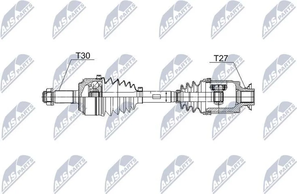 Arbre d'entraînement NTY NPW-HD-062 pour CR-V OE 44305T0CG00 Fiable