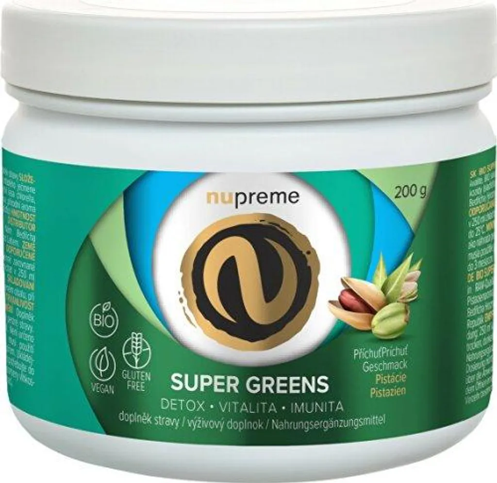 Super Greens 200 g Riche en Chlorophylle et Antioxydants pour la Digestion