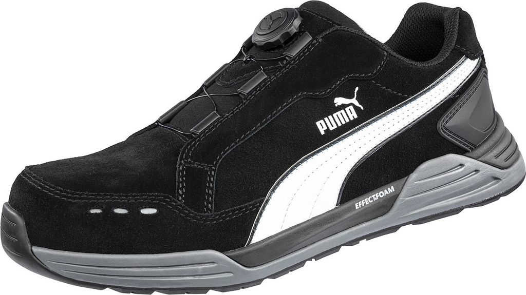 Puma Sicherheitsschuh Airtwist Disc Black Low nach EN ISO Produktbild 3
