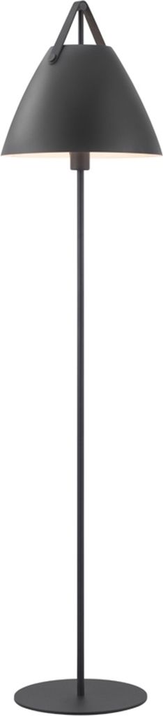 Nordlux Strap, Universal, Schwarz, IP20, Leder, Metall, II, E27