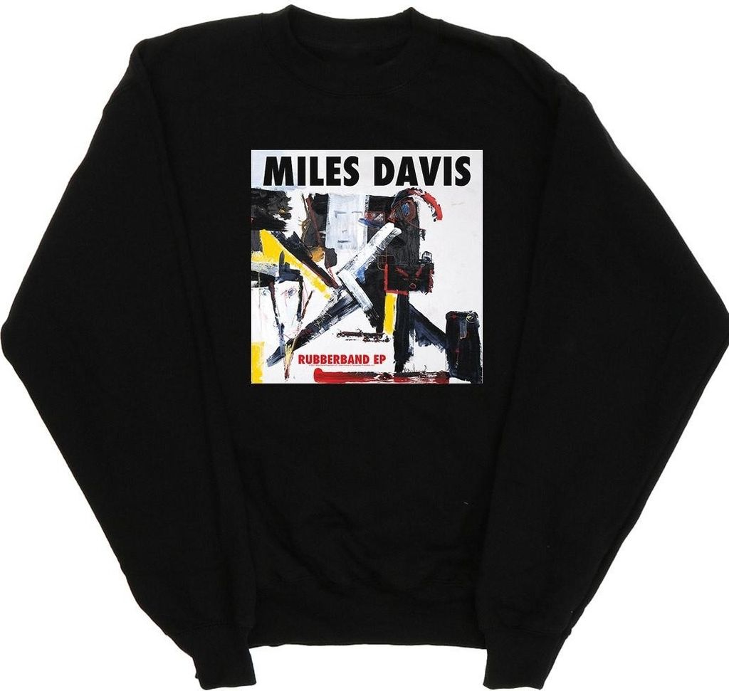 Miles Davis - "Rubberband EP" Sweatshirt für Herren BI35738 (4XL) (Schwarz)