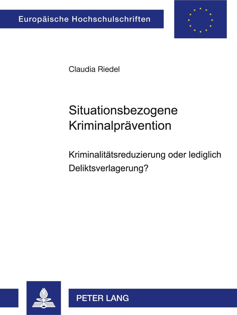 Situationsbezogene Kriminalprävention