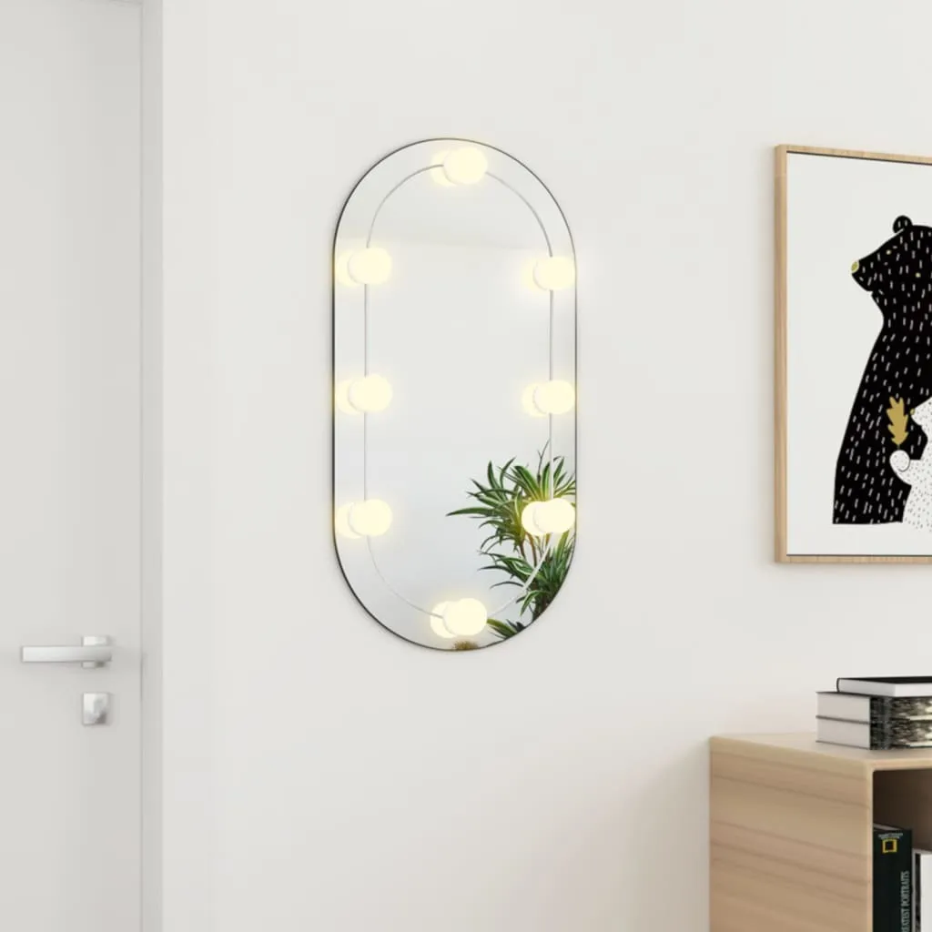 Specchio con Luci LED Ovale 80x40 cm - Il Tuo Angolo Beauty The Living Store