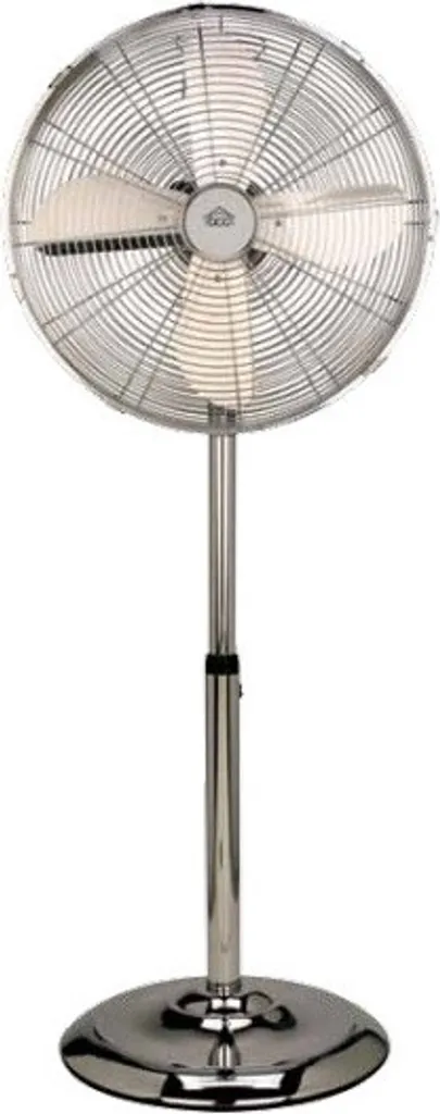 Ventilateur de sol chromé 40cm silencieux DCG VE9090 haute performance