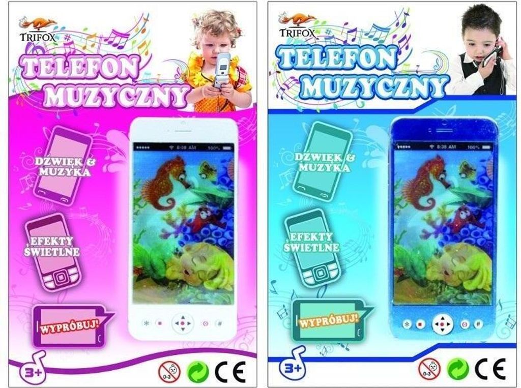 Batteriebetriebenes Telefon MIX (Spielzeug - Interaktiv)