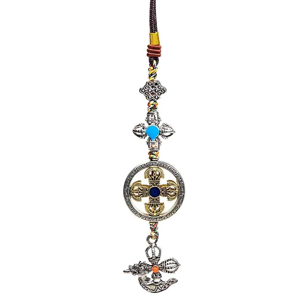 Pendentif Double Dorje Contre les Ondes Négatives | Lot de 2