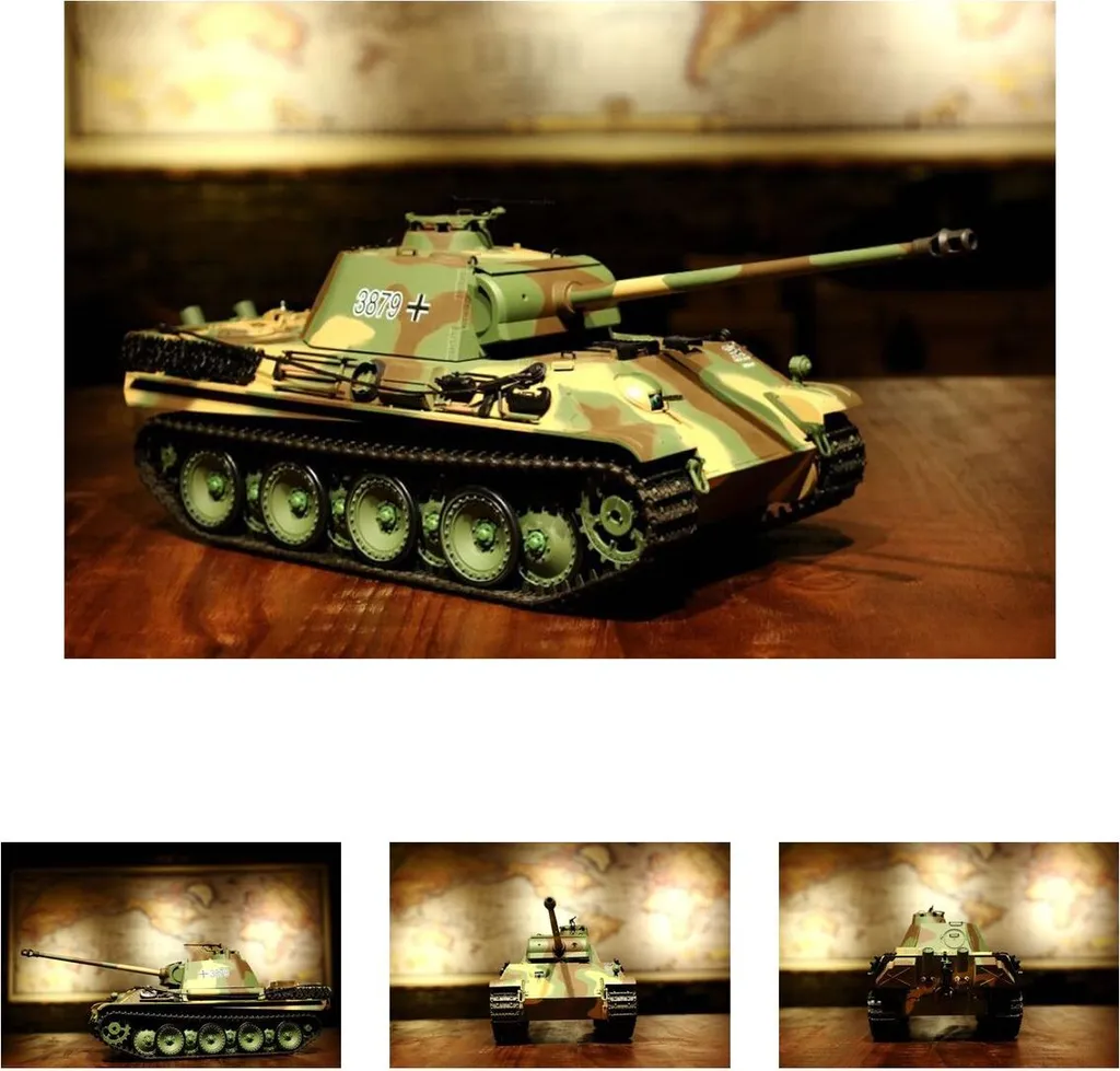 Char RC Panther G Heng Long pro fini les pignons en plastique
