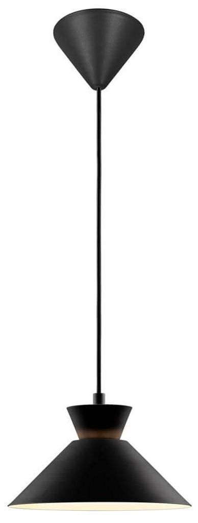 Strakke hanglamp Dial zwart Ø 25cm Productafbeelding 