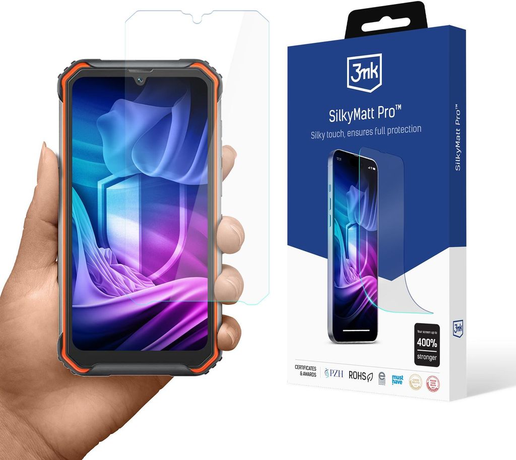 3mk Display Schutzfolie Self-Heal Silky Matt Pro für Blackview BV7200 Self-Heal