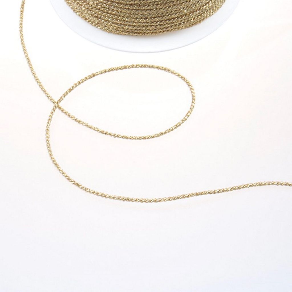 Acetatkordel gold - 2 mm Ø 100 m - 211001 200-R 002