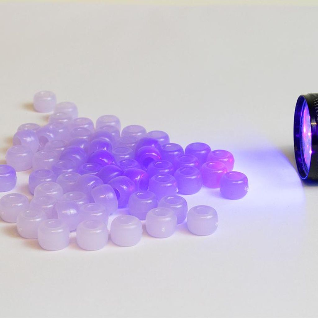 TimeTEX Set UV-Perlen, lila, 60 Stück Produktbild 