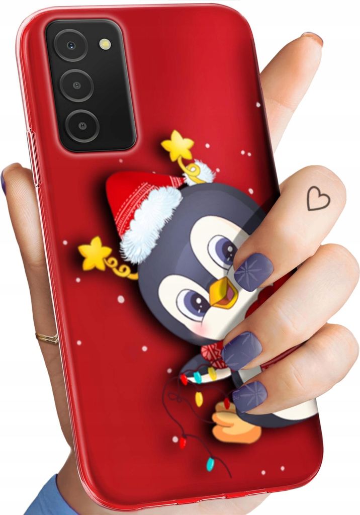 BEDRUCKTE HÜLLEN für SAMSUNG GALAXY A03S HANDYHÜLLEN HANDY SCHUTZ HÜLLE CASE SILIKON MUSTER WEIHNACHTEN SANTA CLAUS CHRISTMAS