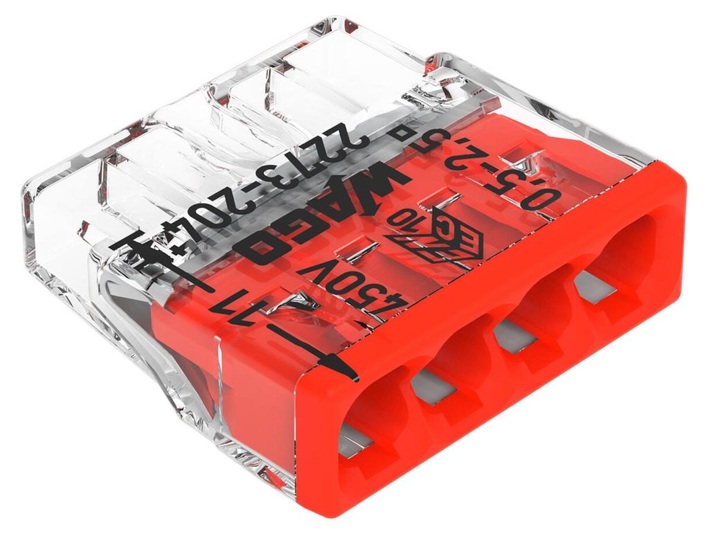 Wago Verbindungsklemme 2273-208/995-010 Stecken 2,5qmm
