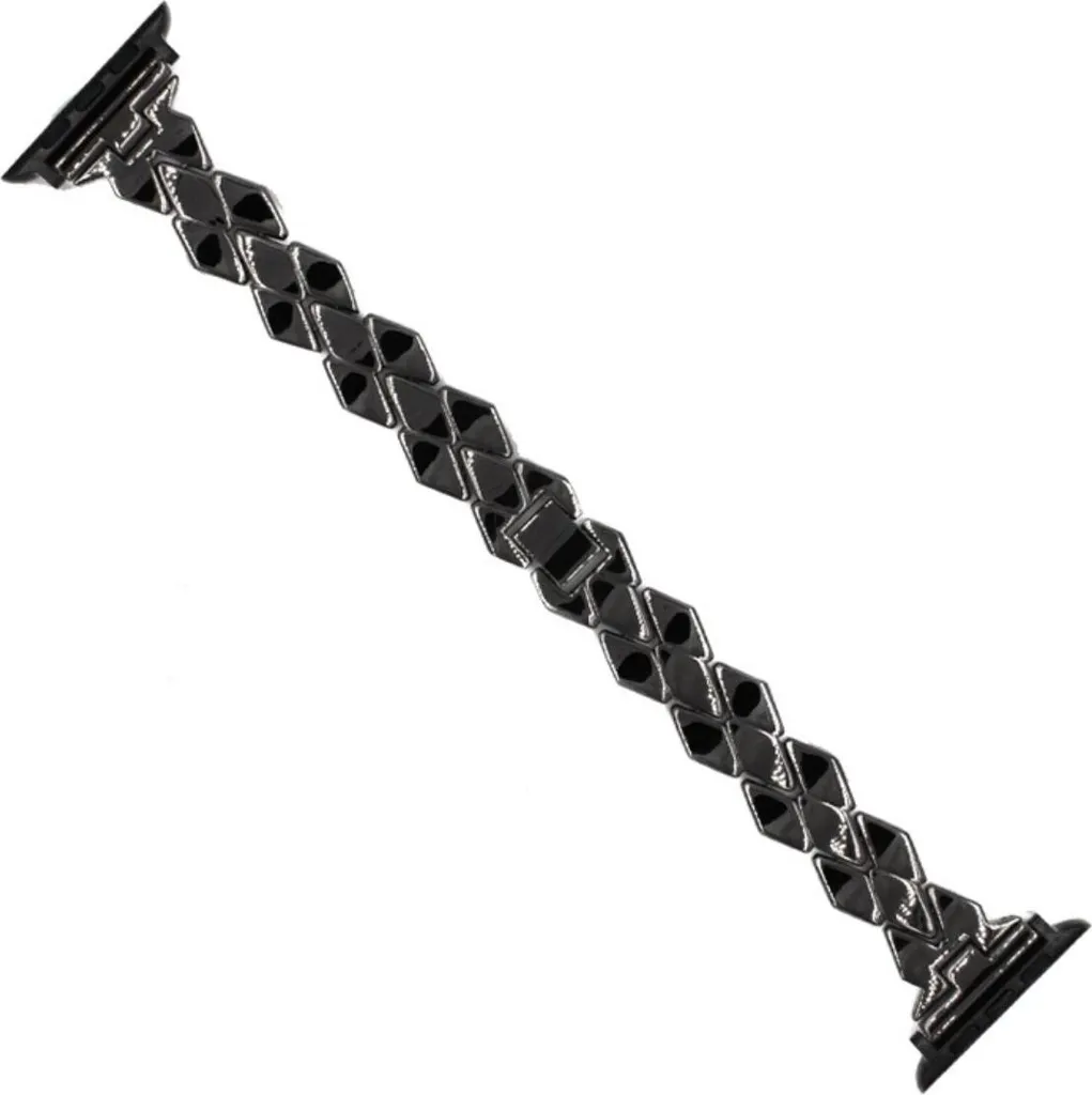 Bracelet de Montre Baroque Noir Compatible Apple Watch 38/40 mm Eko