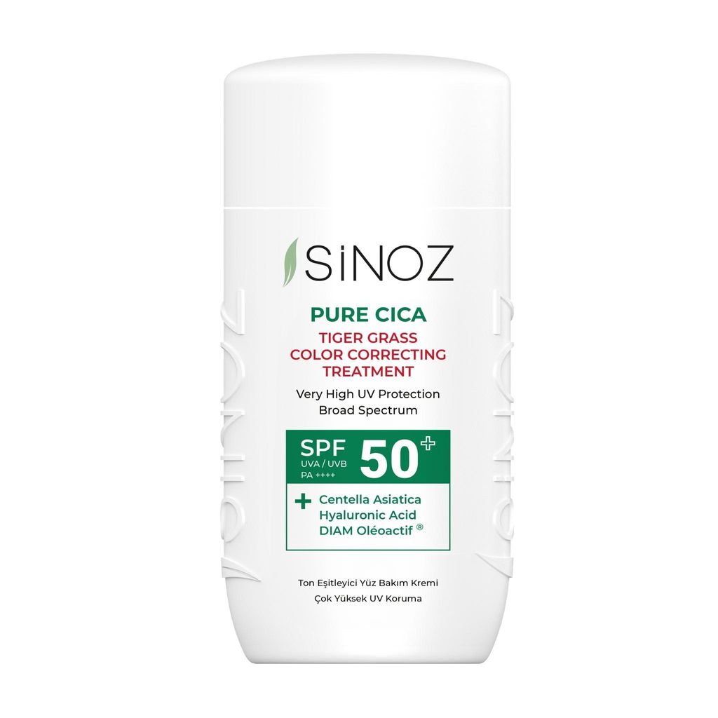 SINOZ Pure Cica Color Correcting Fluid Sunscreen SPF 50 + - Image du produit 