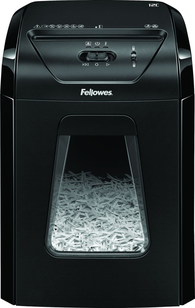 Fellowes Powershred 12C - Vorzerkleinerer - Kreuzschnitt Produktbild 