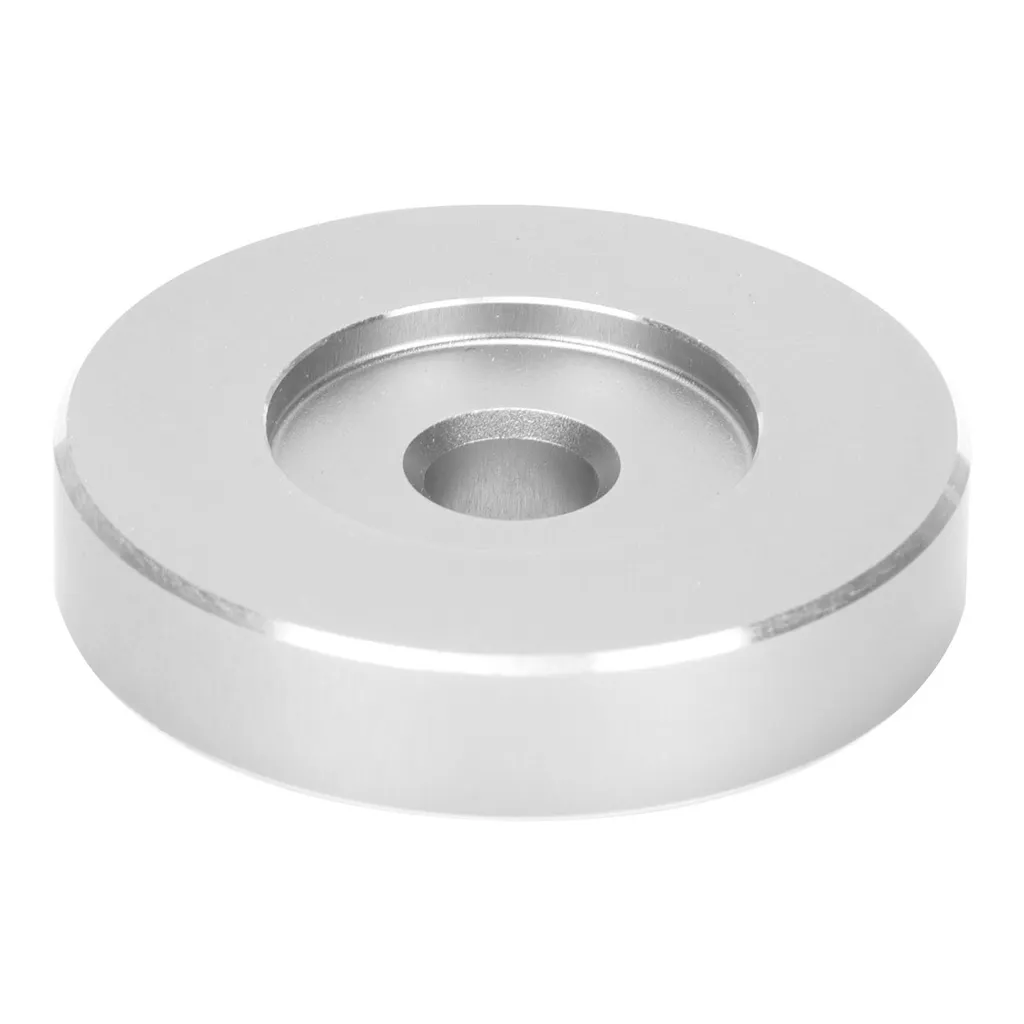 Morsetto Adattatore 45 Giri per DJ | Nero, Resistente, Anti-Slittamento