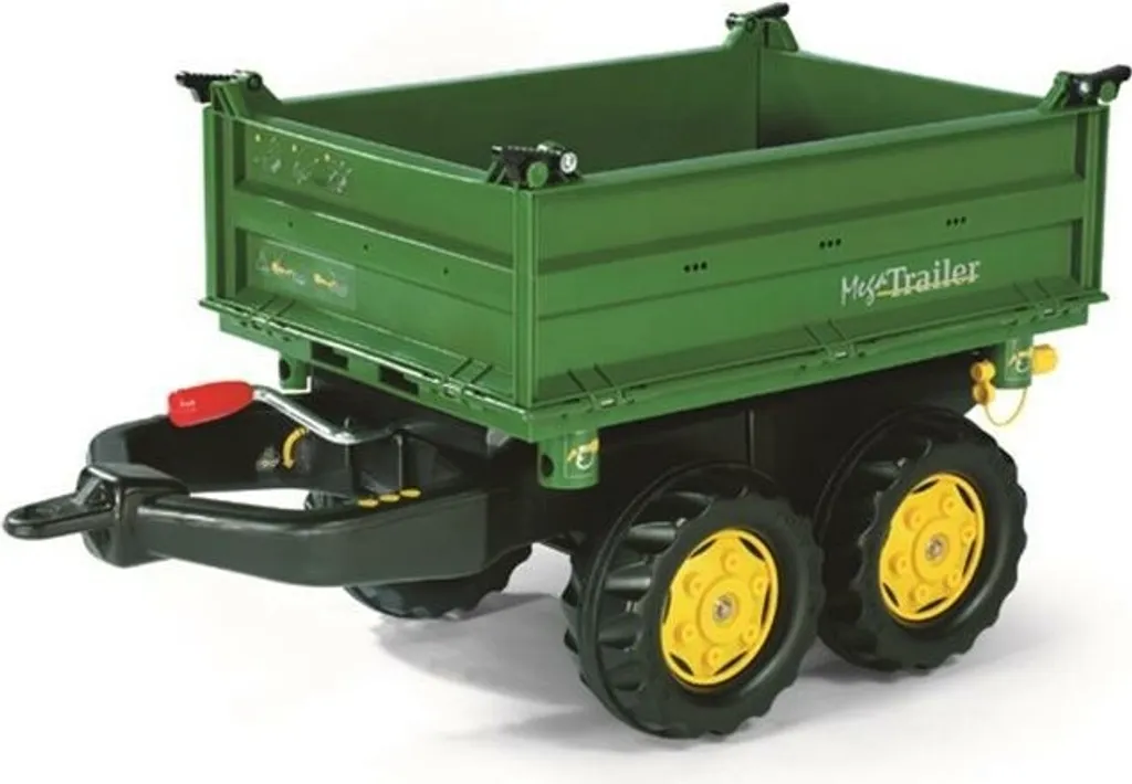 Rolly Toys Kipp-Anhänger Remorque Triple Benne Basculante pour Tracteur