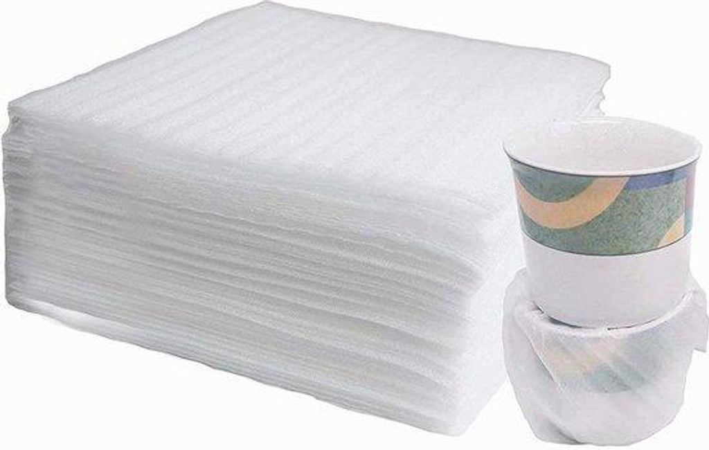 Luftkissenfolie - 100 Stück Schaum Verpackungsmaterial für Umzug und Versand